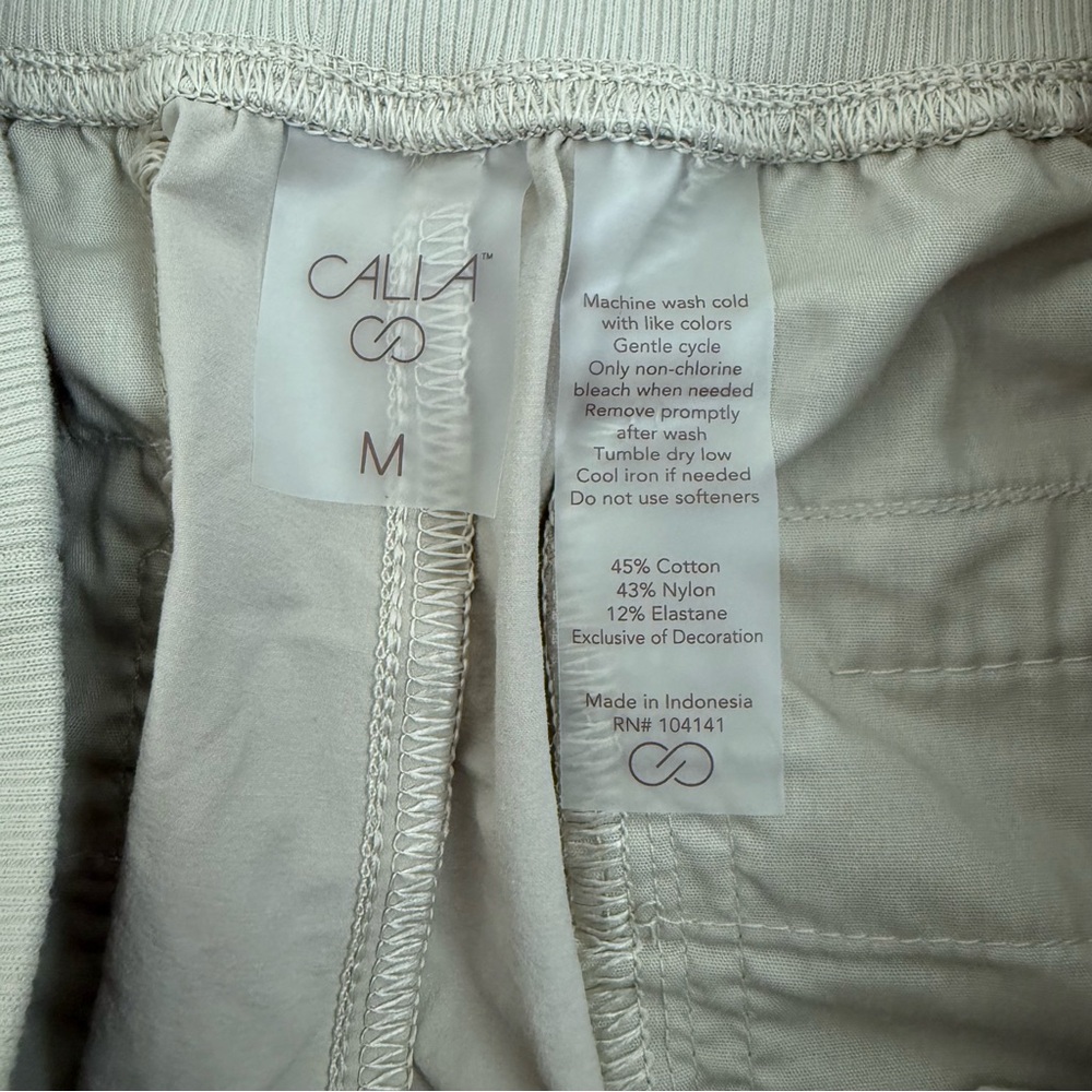 CALIA‎ by Carrie Underwood Effortless Nyluxe Jogger Khaki Sand Size Medium 28” - Picture 5 of 7